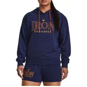 Under armour project Rock hoodie and shorts.